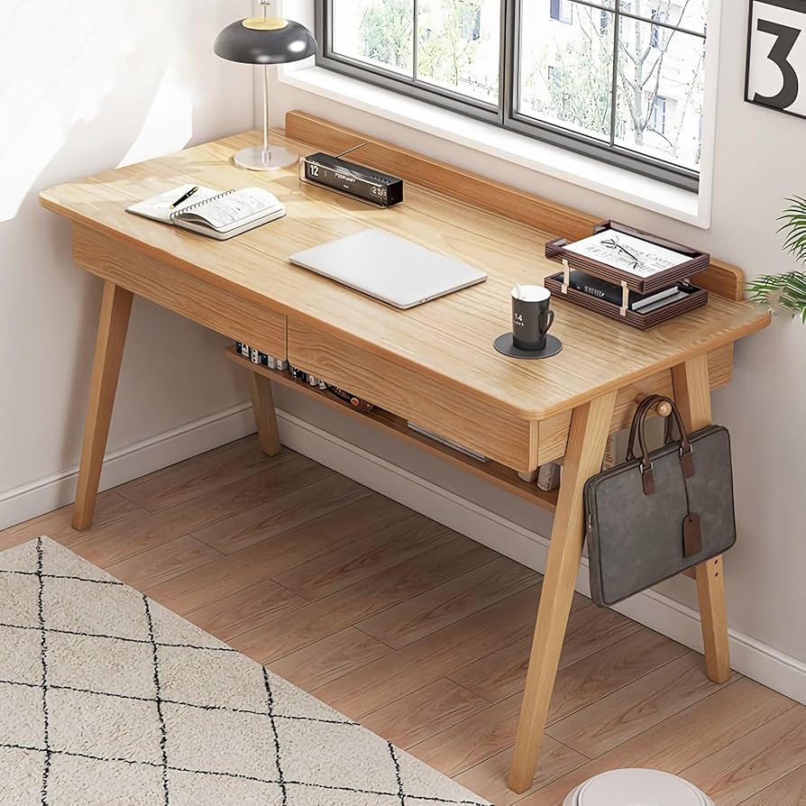 【送料込】パソコンデスク 作業机 テーブル 学習机 家具 木製家具 日本製「天然木折りたたみ文机」 (文机 長机 ローテーブル 勉強